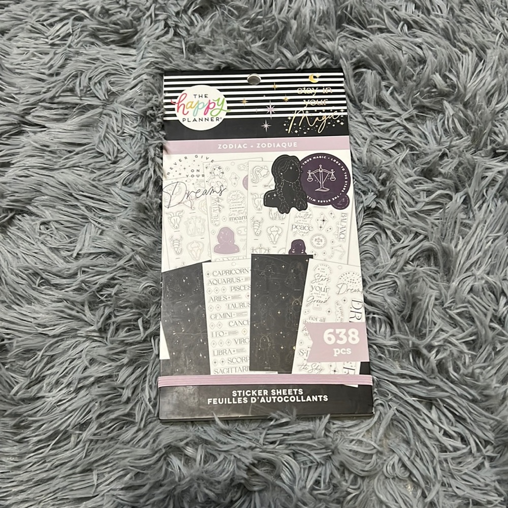 Zodiac • The Happy Planner Sticker Book • Brand New